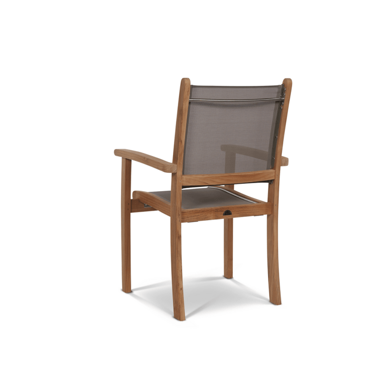 Pearl Teak Patio Square Dining Set 5PC - LOOMLAN - HiTeak - Outdoor Dining Sets