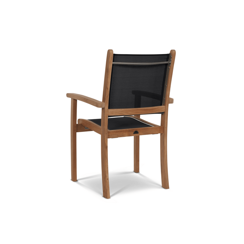 Pearl Teak Patio Square Dining Set 5PC - LOOMLAN - HiTeak - Outdoor Dining Sets