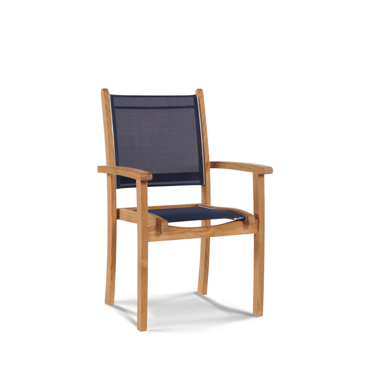 Pearl Teak Patio Square Dining Set 5PC - LOOMLAN - HiTeak - Outdoor Dining Sets