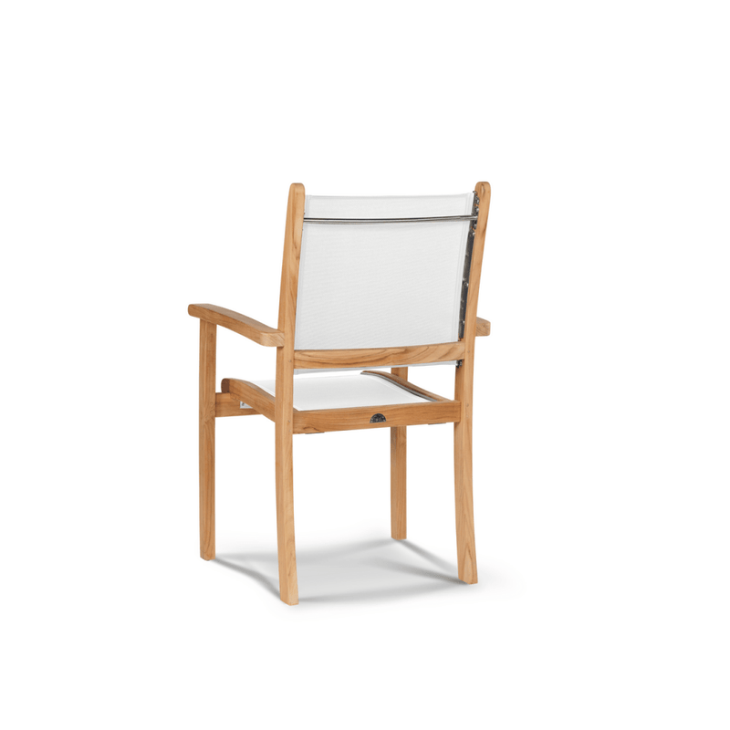 Pearl Teak Patio Square Dining Set 5PC - LOOMLAN - HiTeak - Outdoor Dining Sets