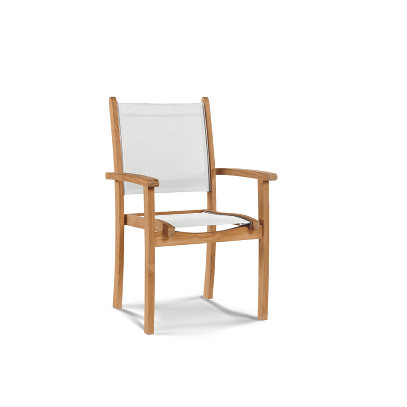 Pearl Teak Patio Square Dining Set 5PC - LOOMLAN - HiTeak - Outdoor Dining Sets