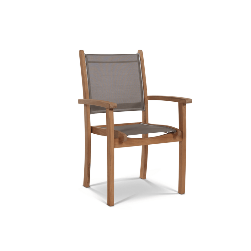 Pearl Teak Patio Square Dining Set 5PC - LOOMLAN - HiTeak - Outdoor Dining Sets