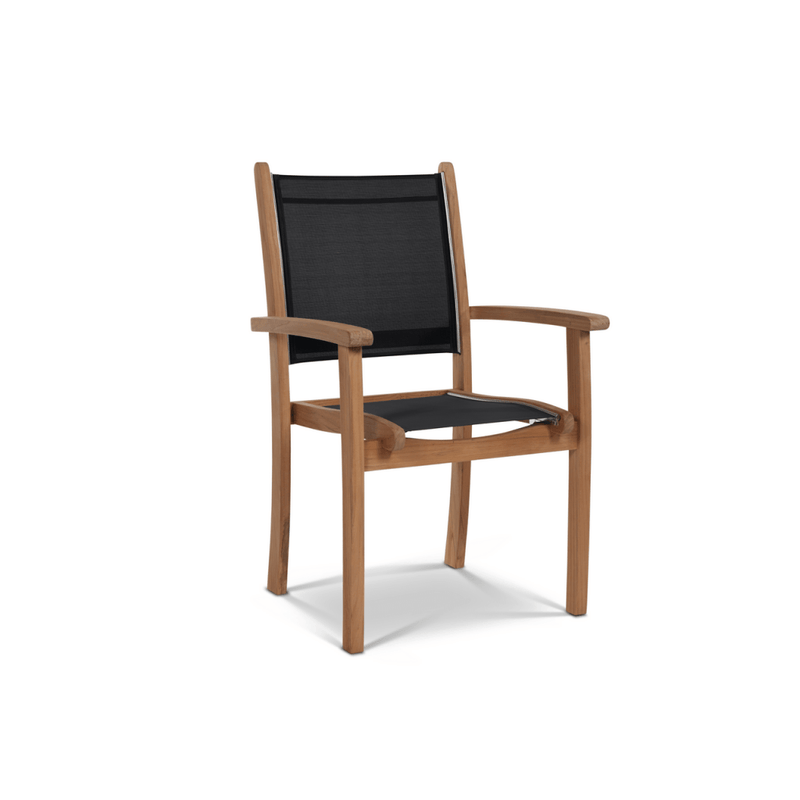 Pearl Teak Patio Square Dining Set 5PC - LOOMLAN - HiTeak - Outdoor Dining Sets