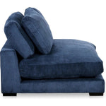 Performance Fabric & Plywood Navy Blue Slipper Chair - LOOMLAN - Moe's Home - Sofas & Loveseats