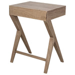 Peter Wooden Rectangular Side Table - LOOMLAN - Side Tables