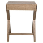 Peter Wooden Rectangular Side Table - LOOMLAN - Side Tables