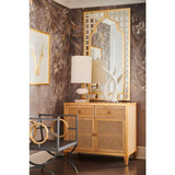 Petite Caned Wood Framed Brown Buffet - LOOMLAN - Chelsea House - Buffets