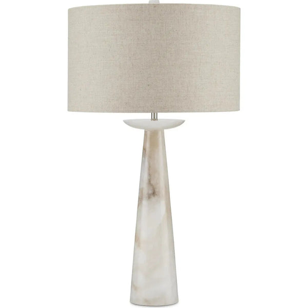 Pharos Alabaster Table Lamp - LOOMLAN - Currey & Co - Table Lamps