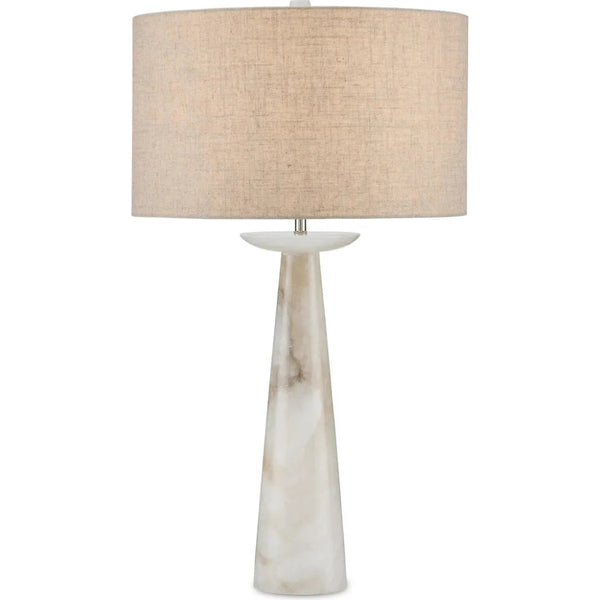 Pharos Alabaster Table Lamp - LOOMLAN - Currey & Co - Table Lamps