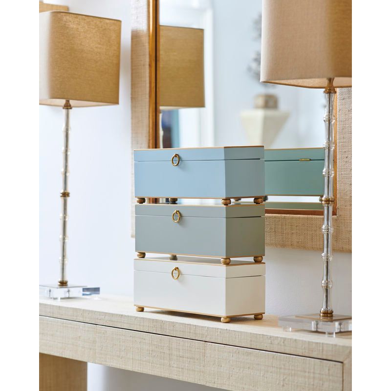 Phillips Bamboo Brass And Crystal Design Table Lamp - LOOMLAN - Chelsea House - Table Lamps