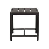 Pietra Aluminum Outdoor End Table - LOOMLAN - Sunset West - Outdoor Side Tables