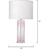 Pink Glass Dahlia Table Lamp - LOOMLAN - Jamie Young - Table Lamps