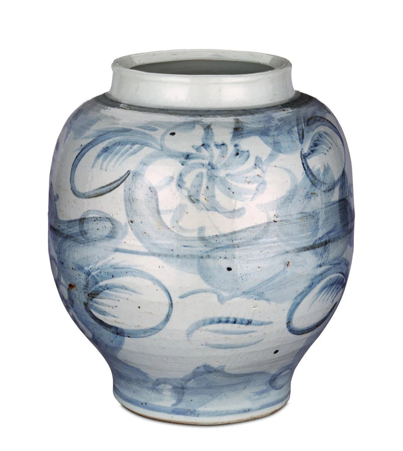 Ming-Style Countryside Large Preserve Pot