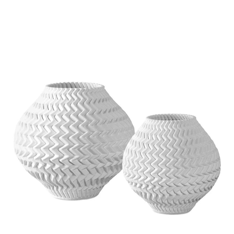 Plisse Medium Vase - LOOMLAN - Currey & Co - Vases & Jars