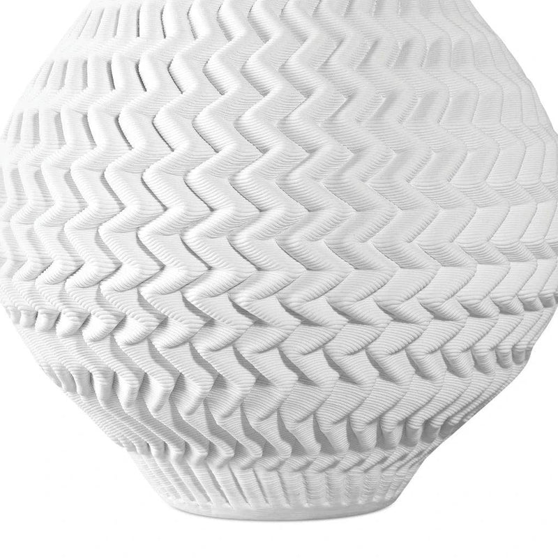 Plisse Medium Vase - LOOMLAN - Currey & Co - Vases & Jars