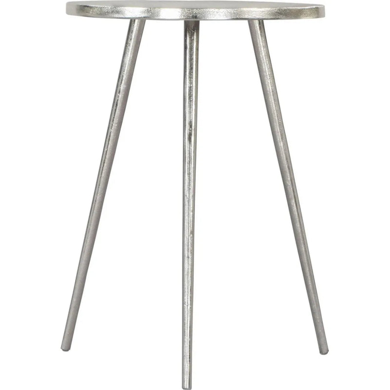 Politik Side Table Silver - LOOMLAN - Zuo Modern - Side Tables