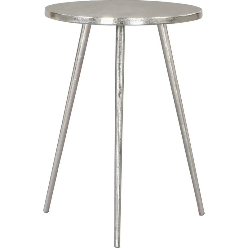 Politik Side Table Silver - LOOMLAN - Zuo Modern - Side Tables