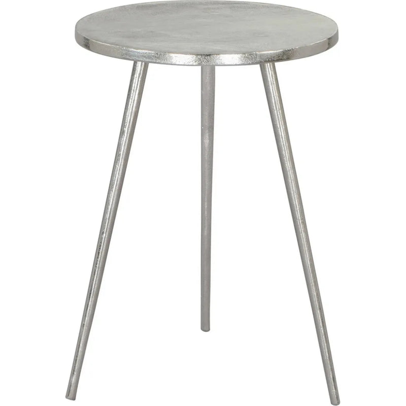 Politik Side Table Silver - LOOMLAN - Zuo Modern - Side Tables