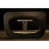 Ponte Console, Black Steel - LOOMLAN - Noir - Console Tables