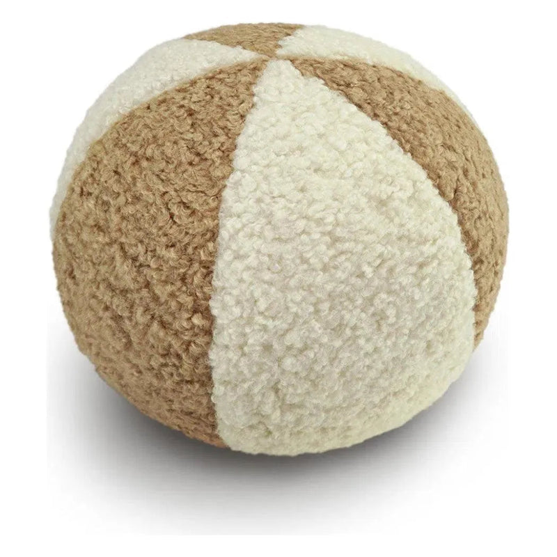 Poodle Ball II Latte Brown Throw Pillow Insert - LOOMLAN - D.V. Kap - Throw Pillows