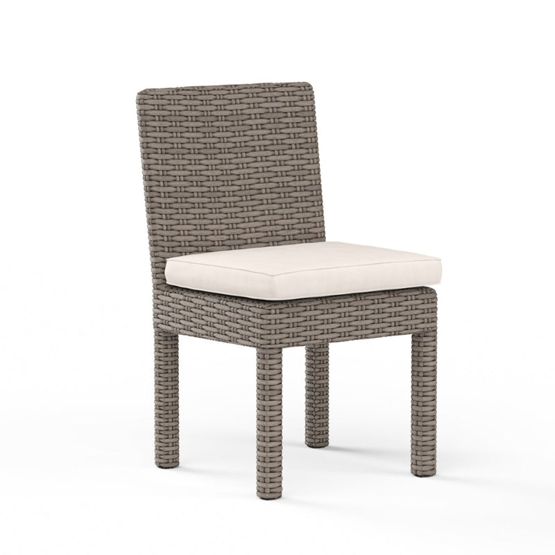 Coronado Sunbrella Armless Outdoor Dining Chair 2PC