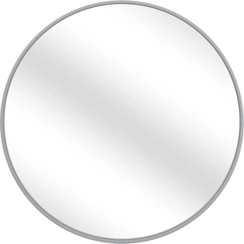 Portia Metal Silver Wall Mirror - LOOMLAN - Wall Mirrors