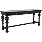 Portuguese Console, Hand Rubbed Black - LOOMLAN - Noir - Console Tables