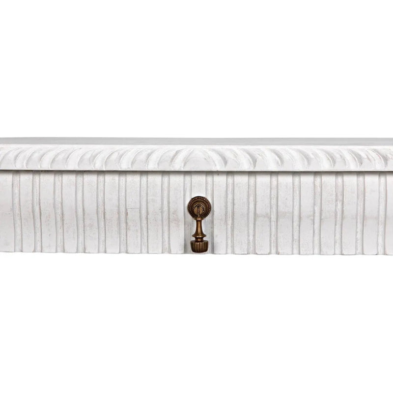 Portuguese Console, White Wash - LOOMLAN - Noir - Console Tables