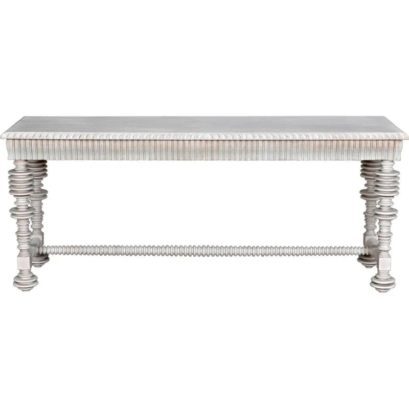 Portuguese Console, White Wash - LOOMLAN - Noir - Console Tables