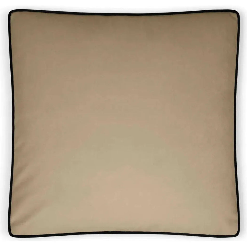 Posh Box Latte Solid Taupe Large Throw Pillow Insert - LOOMLAN - D.V. Kap - Throw Pillows