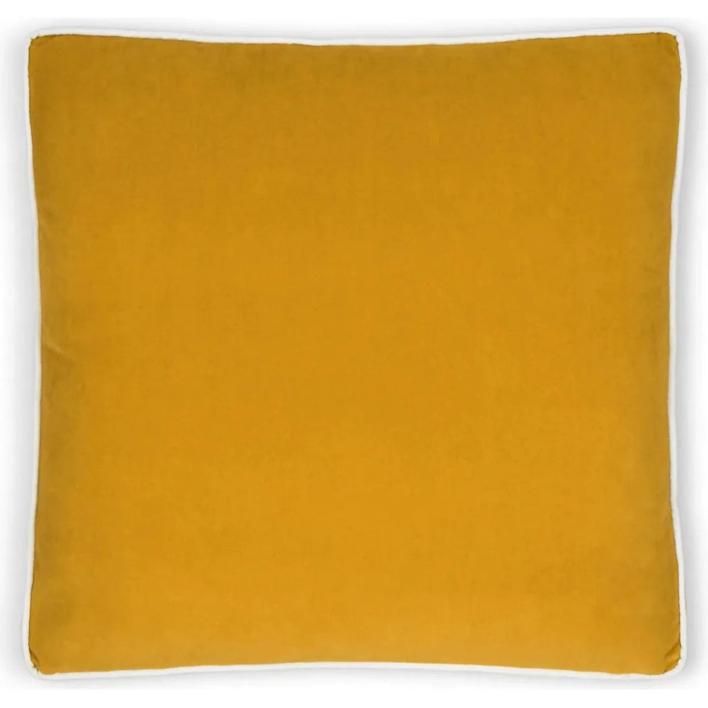 Posh Box Mustard Solid Yellow Large Throw Pillow Insert - LOOMLAN - D.V. Kap - Throw Pillows