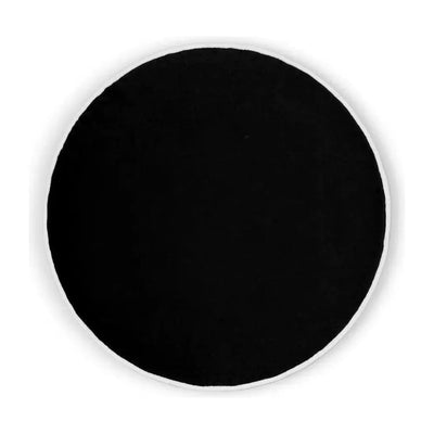 Posh Circle Black Solid Black Large Throw Pillow Insert - LOOMLAN - D.V. Kap - Throw Pillows