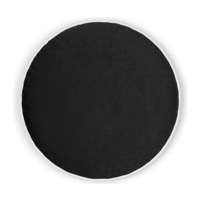 Posh Circle Charcoal Black Throw Pillow Insert - LOOMLAN - D.V. Kap - Throw Pillows