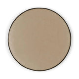 Posh Circle Latte Brown Throw Pillow Insert - LOOMLAN - D.V. Kap - Throw Pillows