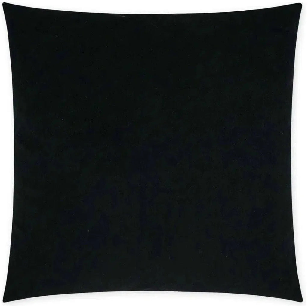 Posh Duo Black Solid Black Large Throw Pillow Insert - LOOMLAN - D.V. Kap - Throw Pillows