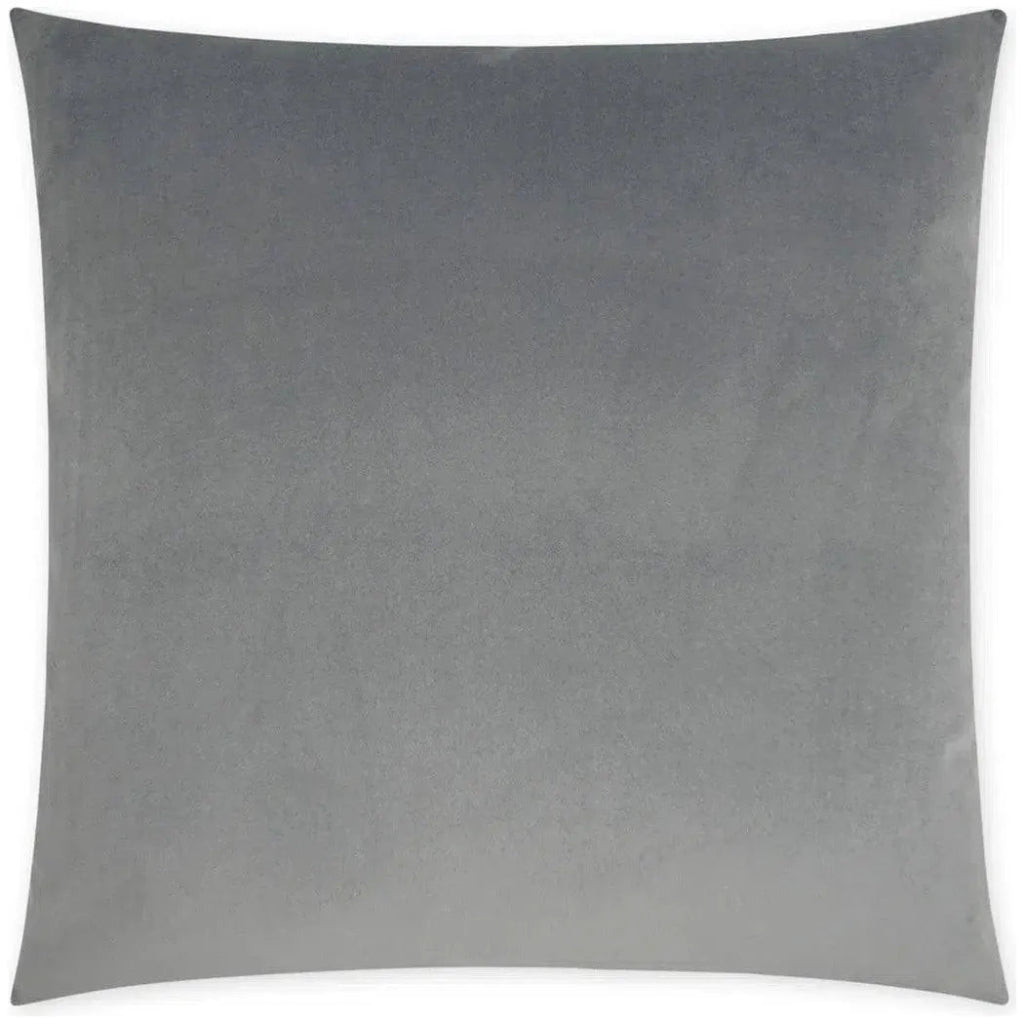 Posh Duo Grey Solid Grey Large Throw Pillow Insert - LOOMLAN - D.V. Kap - Throw Pillows