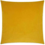 Posh Duo Mustard Solid Yellow Large Throw Pillow Insert - LOOMLAN - D.V. Kap - Throw Pillows