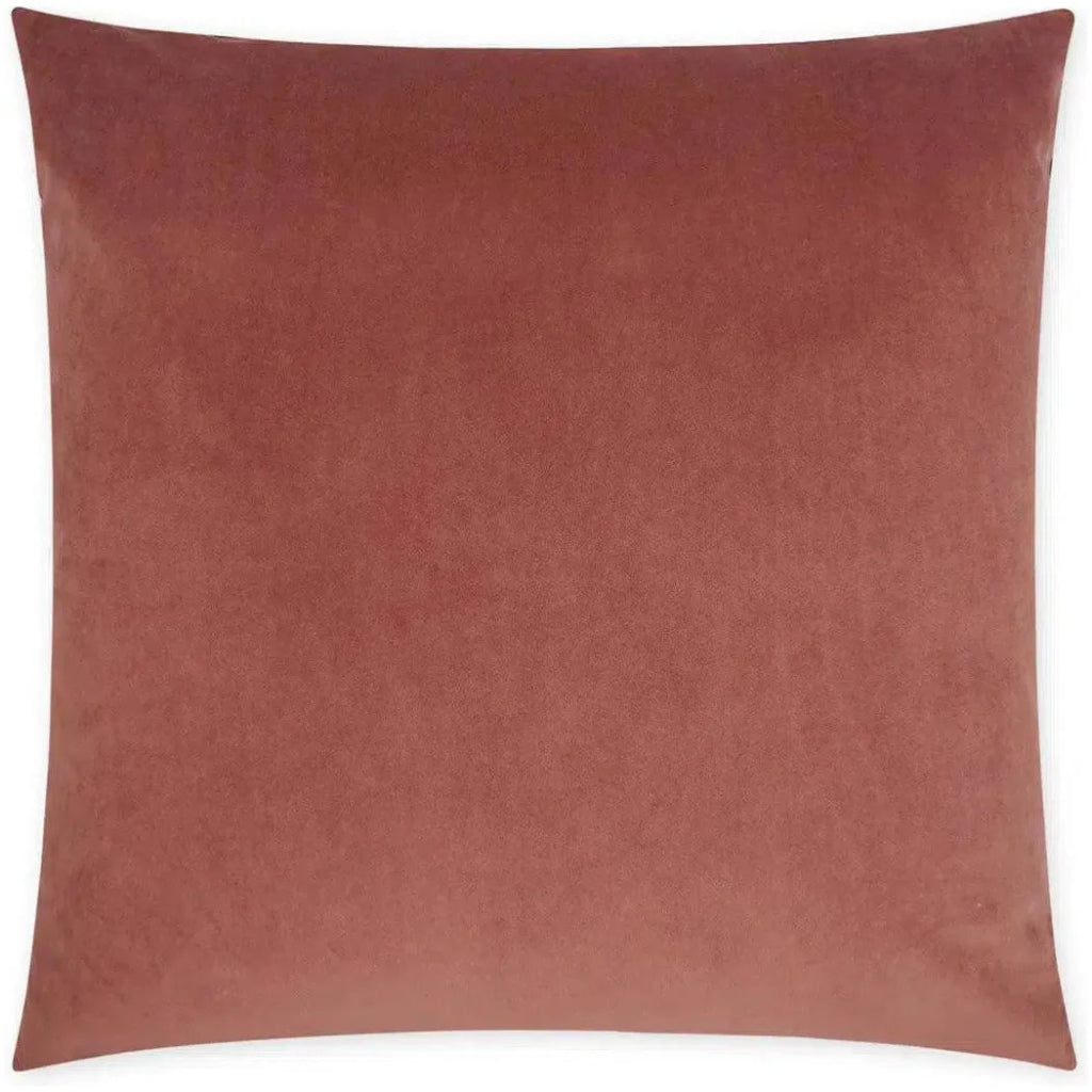 Posh Duo Petal Solid Blush Large Throw Pillow Insert - LOOMLAN - D.V. Kap - Throw Pillows