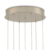 Posh Modern Light Fixture Porcelain Pendant - LOOMLAN - Currey & Co - Pendants