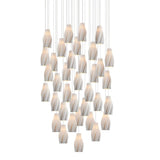 Posh Modern Light Fixture Porcelain Pendant - LOOMLAN - Currey & Co - Pendants