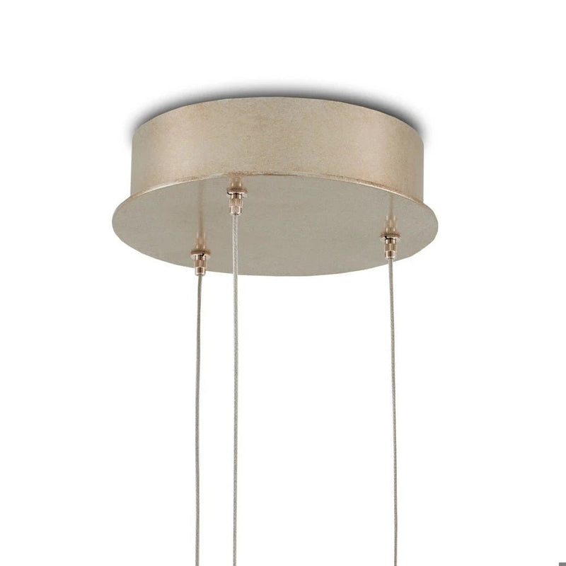 Posh Modern Light Fixture Porcelain Pendant - LOOMLAN - Currey & Co - Pendants