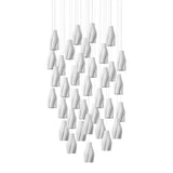 Posh Modern Light Fixture Porcelain Pendant - LOOMLAN - Currey & Co - Pendants