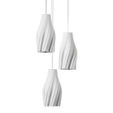 Posh Modern Light Fixture Porcelain Pendant - LOOMLAN - Currey & Co - Pendants