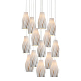 Posh Modern Light Fixture Porcelain Pendant - LOOMLAN - Currey & Co - Pendants
