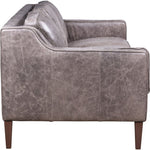 Positano Venerando Smoke Leather Sofa - LOOMLAN - Olivia + Quinn - Sofas & Loveseats