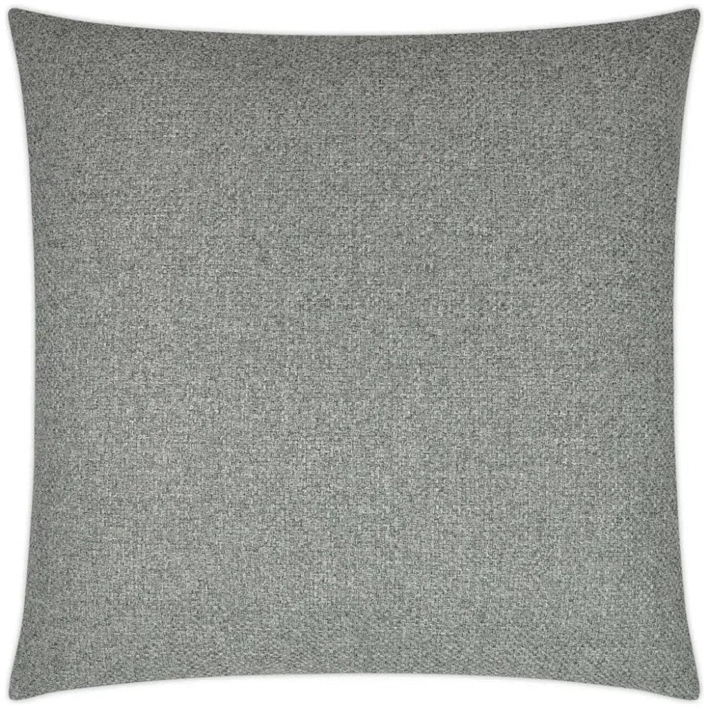 Prelude Pewter Solid Grey Large Throw Pillow Insert - LOOMLAN - D.V. Kap - Throw Pillows