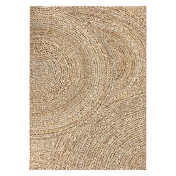 Prescott Hand - Braided Warm Natural Rug - LOOMLAN - SUNPAN - Area Rugs