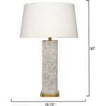 Preston Mother of Pearl Table Lamp by Jamie Young - LOOMLAN - Jamie Young - Table Lamps