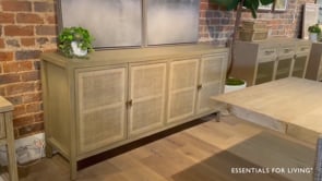 Carina Cane and Reclaimed Wood Media Sideboard