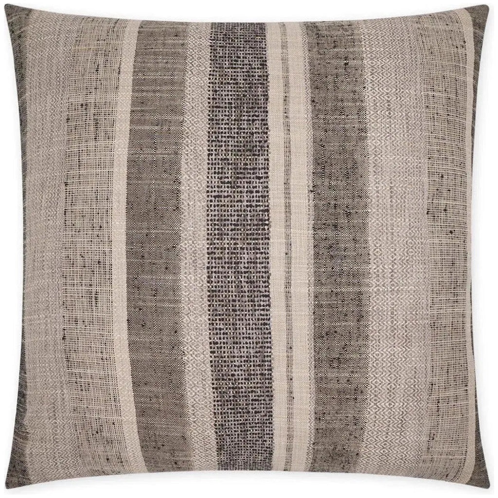 Prologue Onyx Stripes Grey Large Throw Pillow Insert - LOOMLAN - D.V. Kap - Throw Pillows